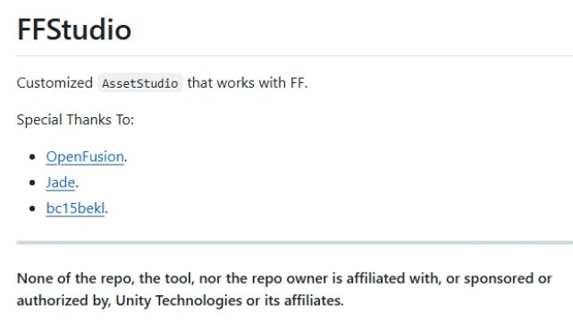 FFStudio - Customized AssetStudio that works with FusionFall asset bundles.