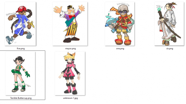 Rare FusionFall Grigon/Korean concept art