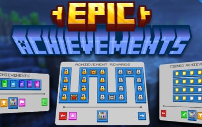 EpicAchievements ⭕ 30+ Achievement Types ⭐ Rewards ⭐ Toast Messages ✅ 1.8 - 1.21.8