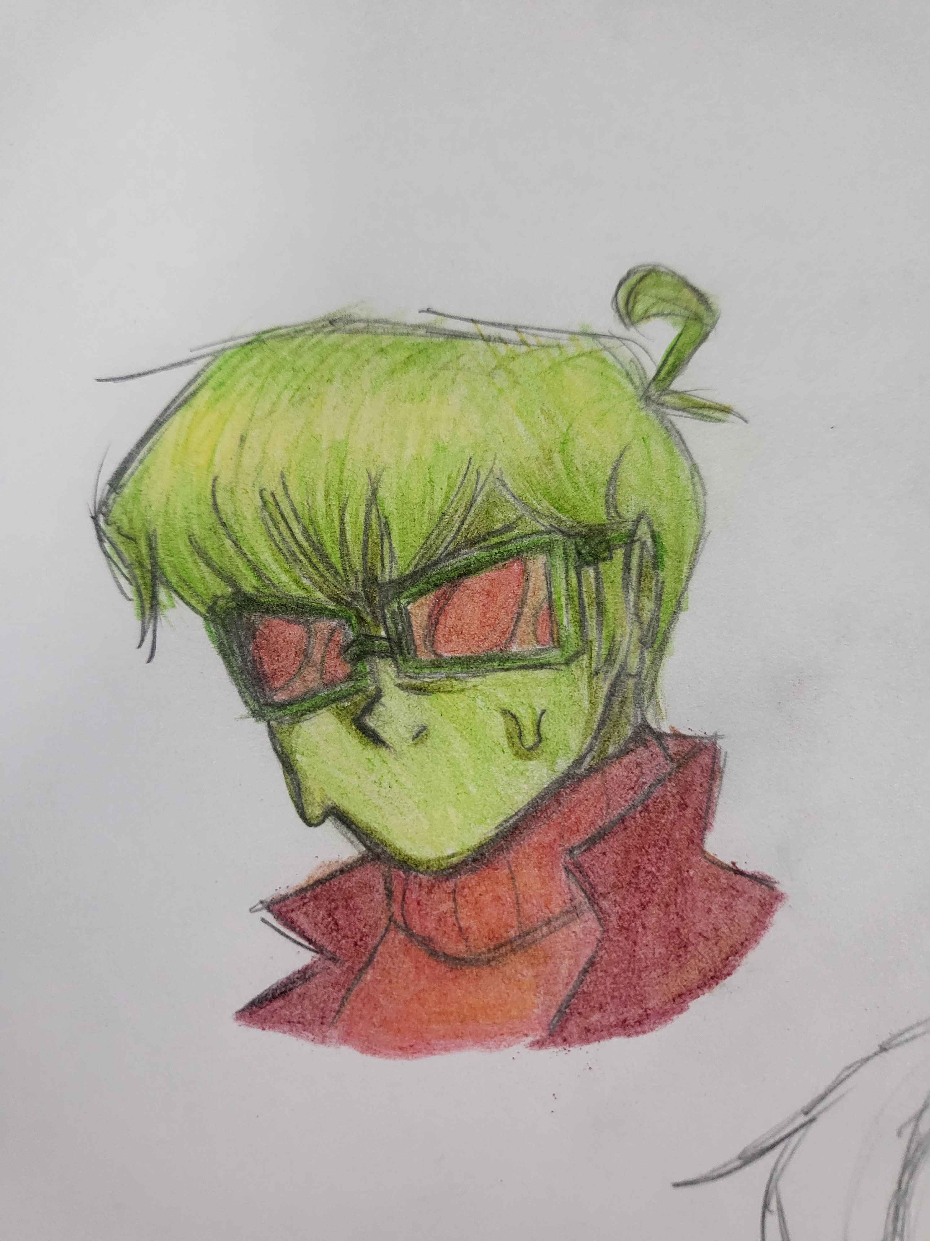 Fusion Dexter hand drawn sketch