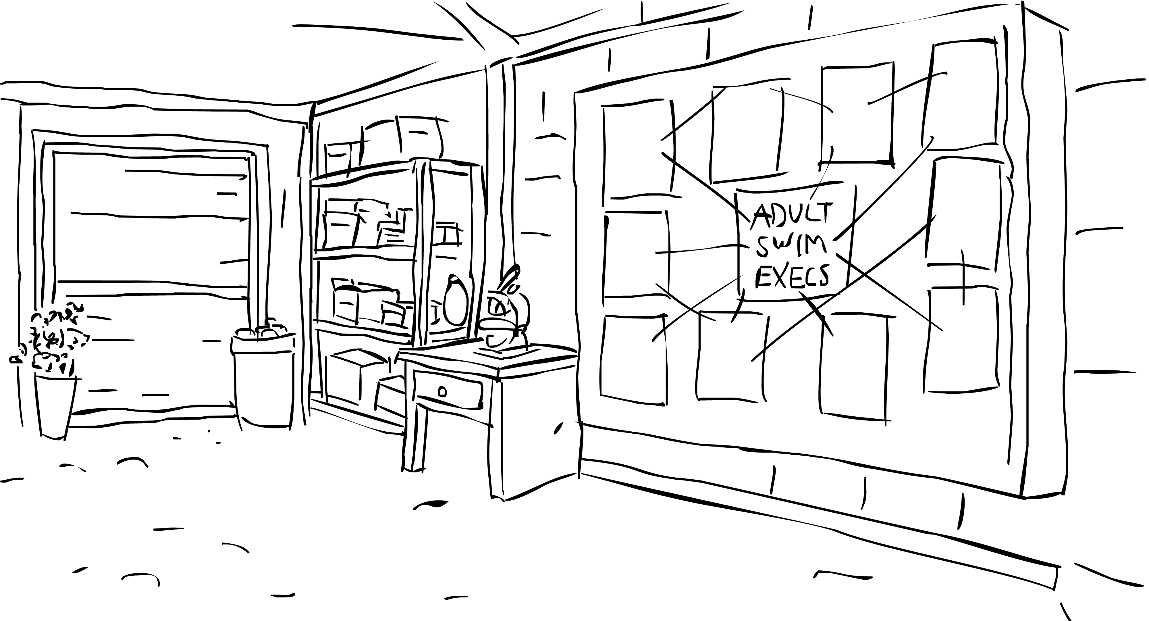 Original hand-drawn linework